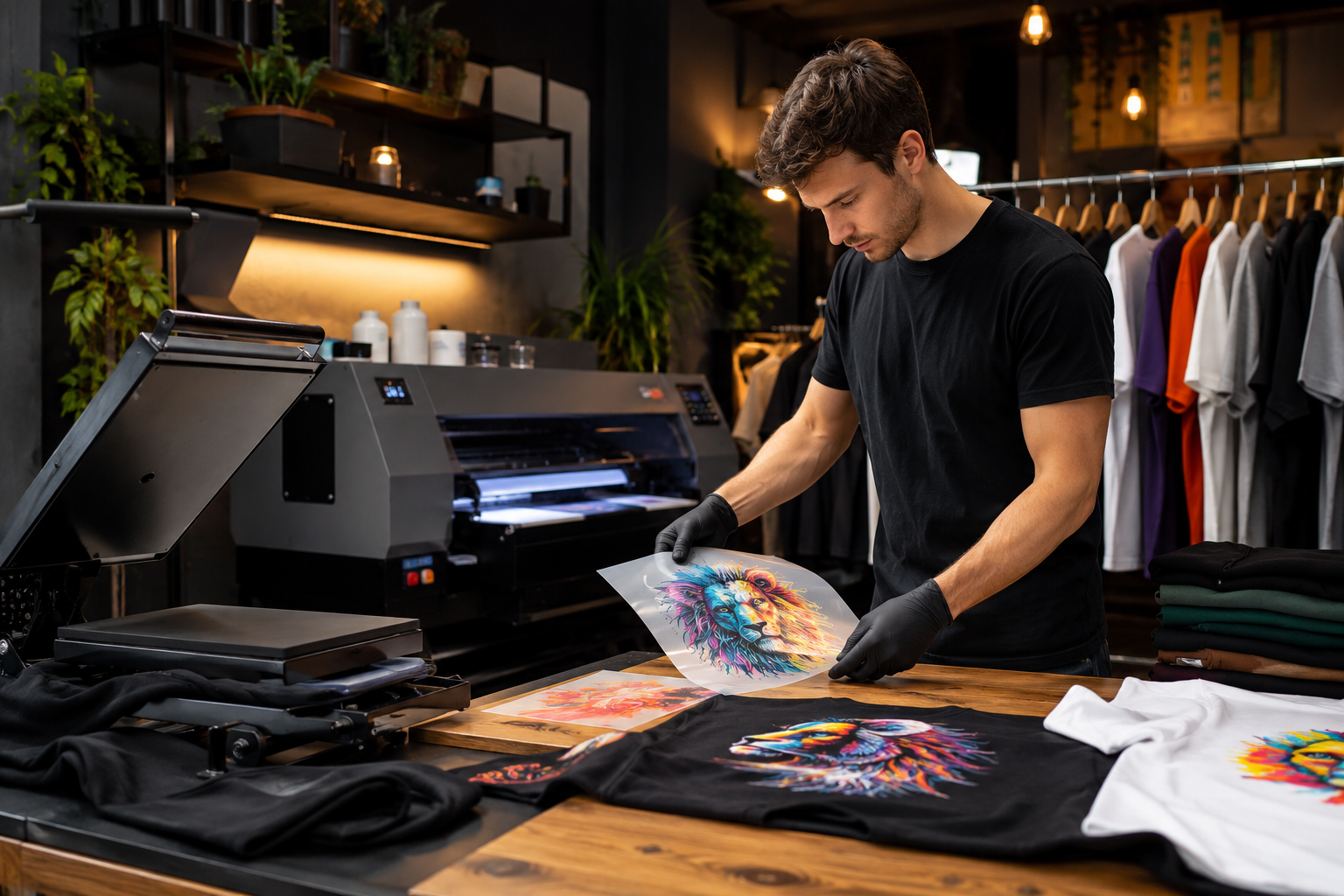 Inside the ExpressPress print shop