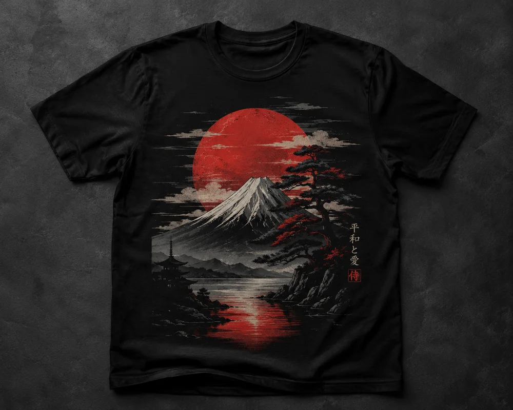 Custom printed t-shirt design