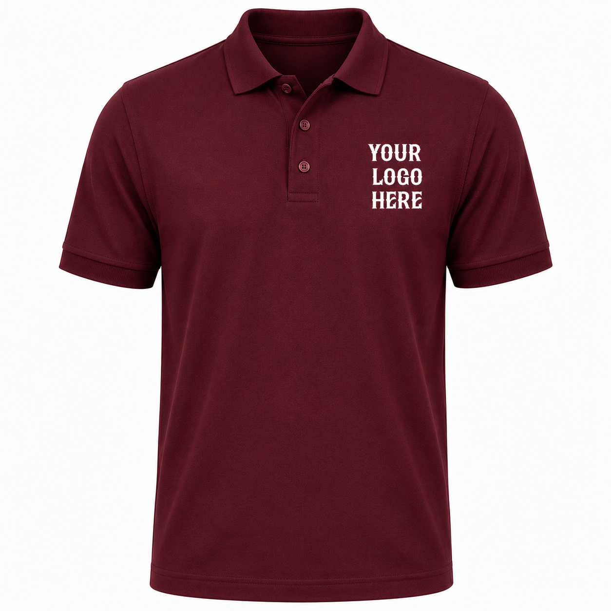 Custom printed polos