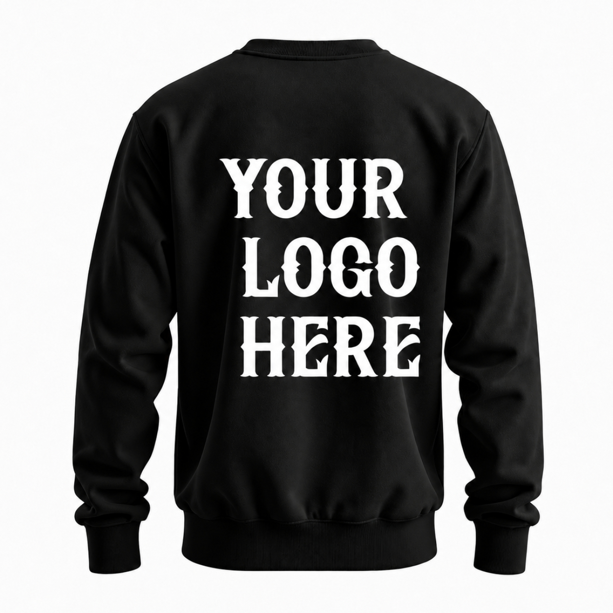 Black Sweatshirt — Back
